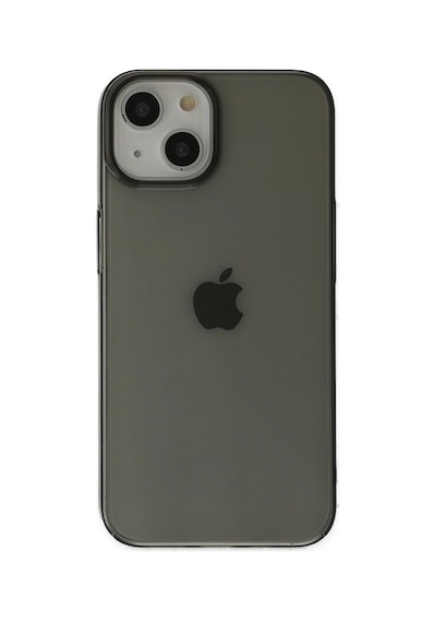 Apple iPhone Uyumlu 14 Plus Kılıf Pc Sert Şeffaf Kapak - Siyah İtdark29636