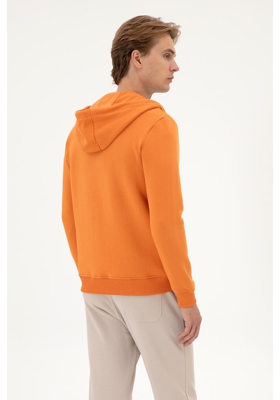U.S. Polo Assn. Erkek Regular Fit Bakır Şardonlu Örme Hırka 50313755-VR182
