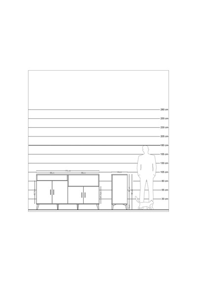 Hyperion Konsol 4 Raflı 4 Kapaklı 176x44x99 Antrasit-çam/antrasit Antrasıt/atlas Çam - Antrasıt Hyperion Konsol 4 Raflı 4 Kapaklı 176x44x99 Antrasit-çam/antrasit Antrasıt/atlas Çam - Antrasıt