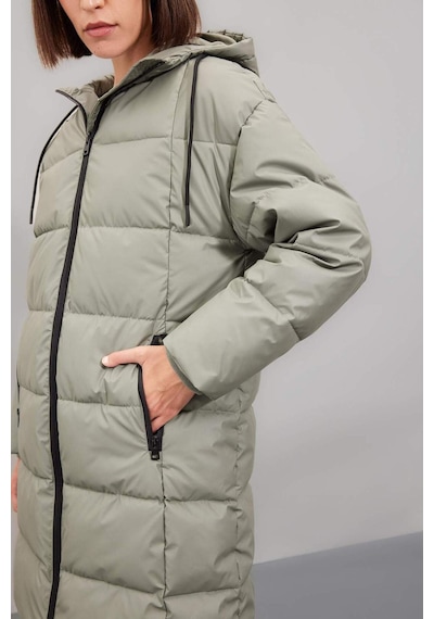 DeFacto Regular Fit Kapüşonlu Fermuarlı Cepli Parka D5953AX24WNKH439 Haki DeFacto Regular Fit Kapüşonlu Fermuarlı Cepli Parka D5953AX24WNKH439 Haki