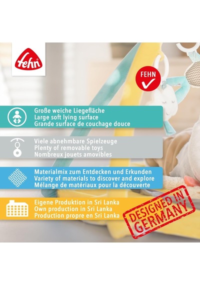 3 Boyutlu Aktivite Battaniyesi Ve Oyun Matı, 5 Çıkarılabilir Oyuncaklı, 0+ Yaş, Mavi Kale