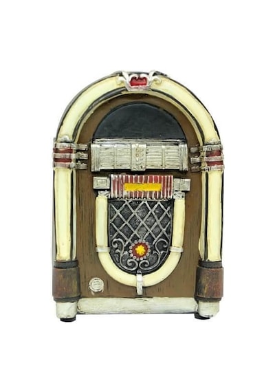 Müzik Kutusu Siyah Polyester Dekoratif Hediyelik