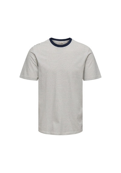 Only & Sons Fred Life Erkek Tişört 22036384-gdn Kahverengi