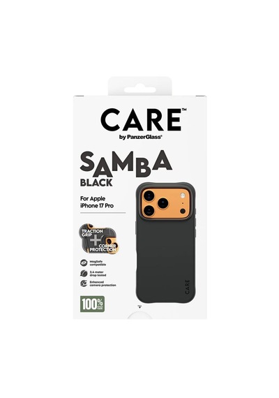 Panzerglass By Care Apple iPhone Uyumlu  17 Pro Samba Magsafe Siyah Kılıf