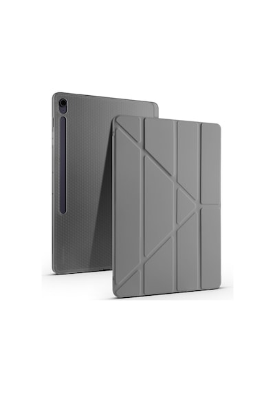 Samsung Galaxy Tab S10 Fe Plus Sm-x620 13.1 İnç Uyumlu Katlanabilir Kalemlikli Standlı Akıllı Kılıf Kapaklı Kılıf