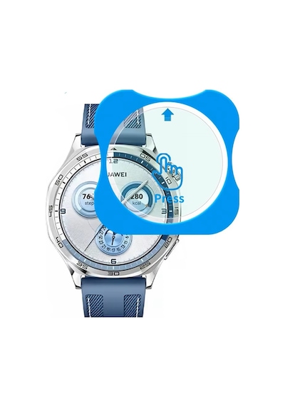 Huawei Watch Gt 6 46mm Kolay Uygulama Aparatlı Cam Ekran Koruyucu 01 41/42mm Değil