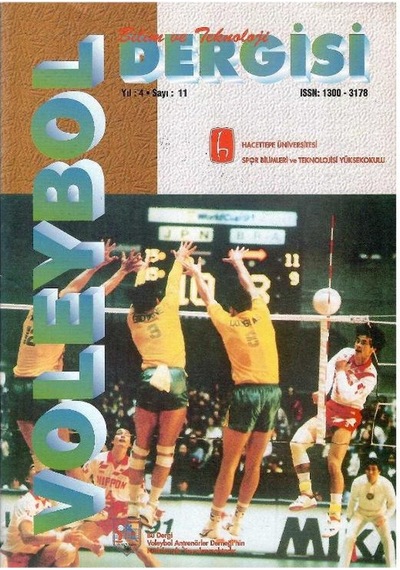 Bilim Ve Teknoloji Dergisi - Voleybol Sayı: 11 Yıl 4