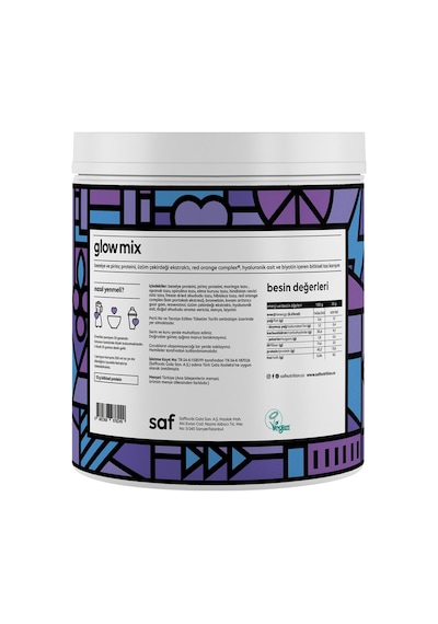 Saf Nutrition Saf Bitkisel Protein Superfood Glow Mix 360 Gr