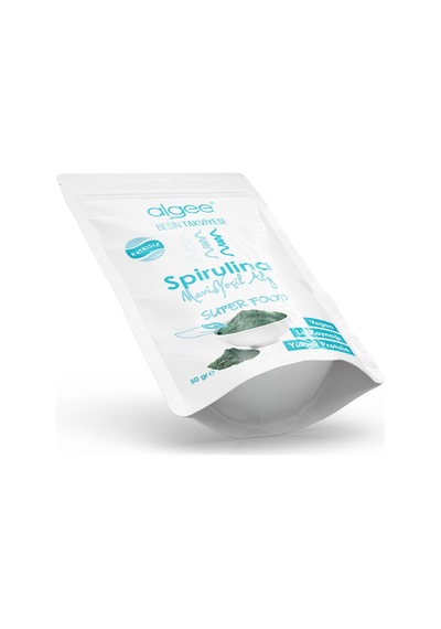 Algee Organik Spirulina Tozu 50 Gr