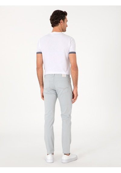 Cacharel Buz Mavisi Slim Fit Pamuk Karışımlı Jean Pantolon Mavi