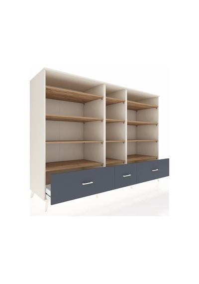 Kronos Dolap 12 Raflı 3 Çekmeceli 220x59x163 Aytaşı-çam/antrasit Aytaşı-çam/antrasit Kronos Dolap 12 Raflı 3 Çekmeceli 220x59x163 Aytaşı-çam/antrasit Aytaşı-çam/antrasit