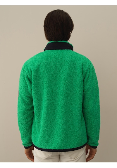 Yeşil Formunu Koruyan Regular Fit Mont 195057