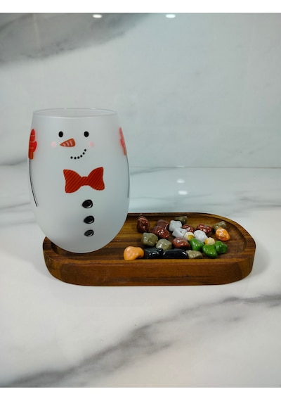 Snowman Meşrubat Bardağı Kırmızı