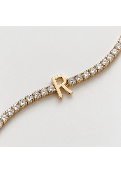 Dora's Shine Lumière R Harfli Paslanmaz Çelik Gold Renk İnce Sıra Taşlı Kadın Bileklik - 17,5 - 19,5 Cm Ayarlanabilir Renkli Dora's Shine Lumière R Harfli Paslanmaz Çelik Gold Renk İnce Sıra Taşlı Kadın Bileklik - 17,5 - 19,5 Cm Ayarlanabilir Renkli