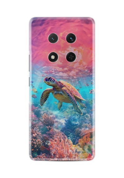 Honor Magic 7 Lite Kılıf Boutique Baskılı Resimli Kaplumbağa Pcode -065