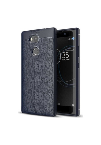 Sony Xperia Xa2 Ultra Kılıf Zore Niss Silikon Kapak Lacivert