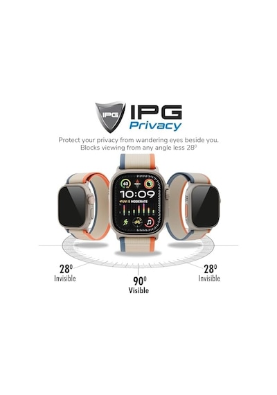 Fit 4 Pro İçin Ipg Privacy Gizlilik Anti-spy Ekran Koruyucu 2 Adet , Mat, Parmak İzi Bırakmaz, Yandan Görünmeyi Engeller