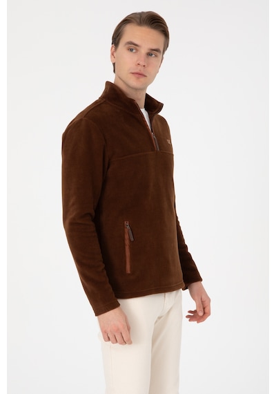 U.s. Polo Assn. Erkek Kahverengi Sweatshirt 50315925-vr029 Kahverengı