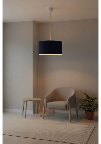 Testa Sarkıt Avize Beyaz-lacivert 38x21x70