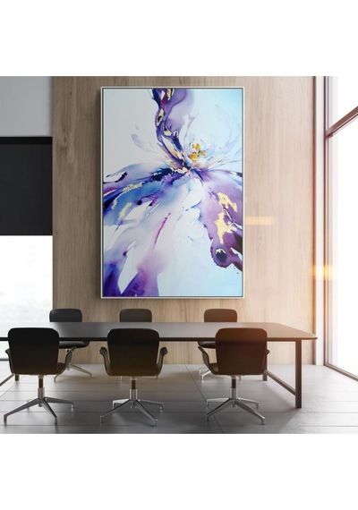 Soyut El Yapımı Yağlı Boya Tablo 75x103cm