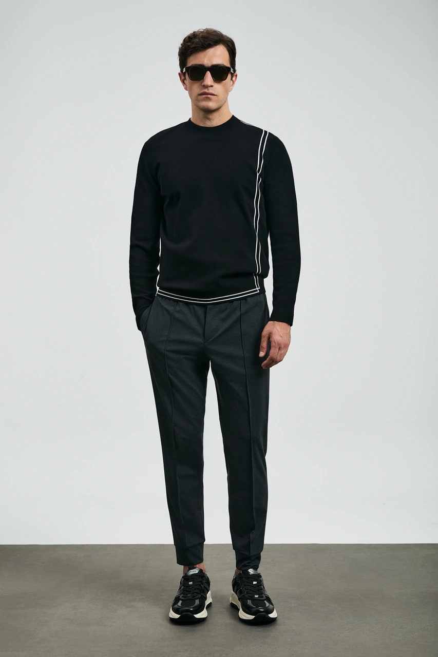 Lufian Pıto Jogger Pantolon Slim Fit Antrasit Antrasit 112190335100110 Antrasit