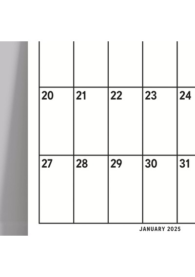 2027 Aylık Planlayıcı Duvar Takvimi, 33x48 Cm & A4 Takvim, 12 Ay Poster Takvim, Organizer Takvim