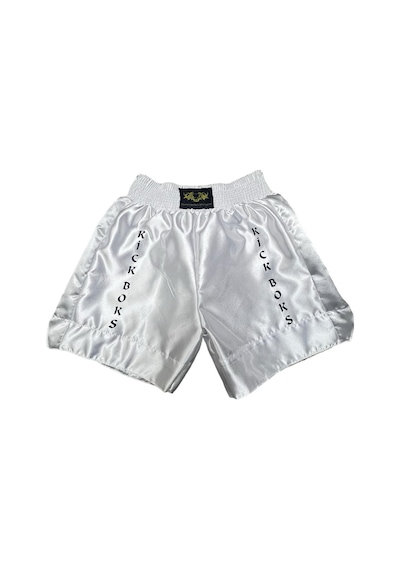 Kickboks Şortu - Kickboks Müsabaka Şortu Beyaz