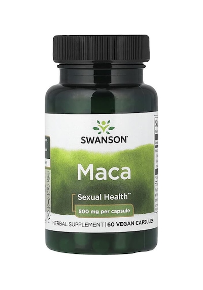 Swanson Vitamins, Maca, 500 Mg, 60 Vegan Capsules