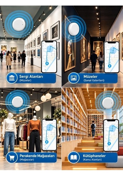 Minew Mbm02 Bluetooth Ble 5.0 Beacon Ip67 Su Geçirmez Uzun Menzilli Konum Etiketi