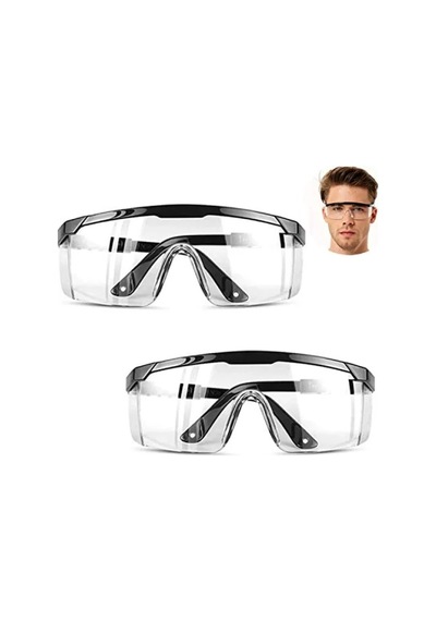 2 Paket Buğu Önleyici Ve Uv Korumalı Güvenlik Gözlüğü
