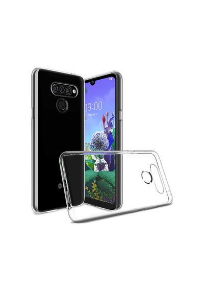LG Uyumlu Q60 Kılıf Zore Süper Silikon Kapak Renksiz