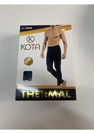Kota 2000 Siyah Termal Erkek Tayt Siyah