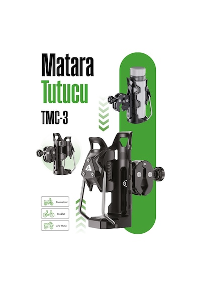 Tmc-3 Motosiklet Bisiklet Matara Ve Suluk Tutucu Diğer