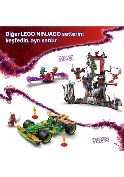 LEGO® NINJAGO® Ejderha Spinjitzu Savaş Paketi 71826 - 6 Yaş ve Üzeri Çocuklar için 2 Ninja Minifigürü İçeren Oyuncak Yapım Seti (186P)