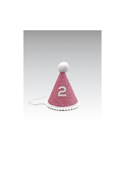 Pembe Mini Simli Ponpon Şapka 2 Yaş Tüm Yaşlar