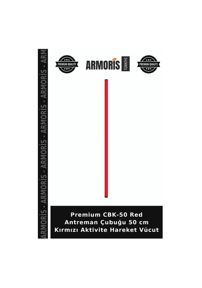 Premium Cbk-50 Red Antreman Çubuğu 50 Cm Kırmızı Aktivite Hareket Vücut