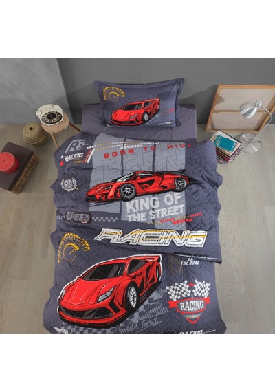Clasy Tek Kişilik 4 Mevsim Kapitone Nevresim Seti Racing Team