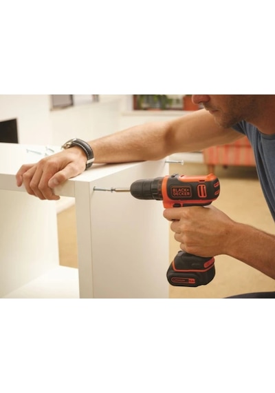 Black+Decker BDCDD12KB-QW 10.8V 1.5 Ah Li-ion Çift Akülü Matkap Vidalama