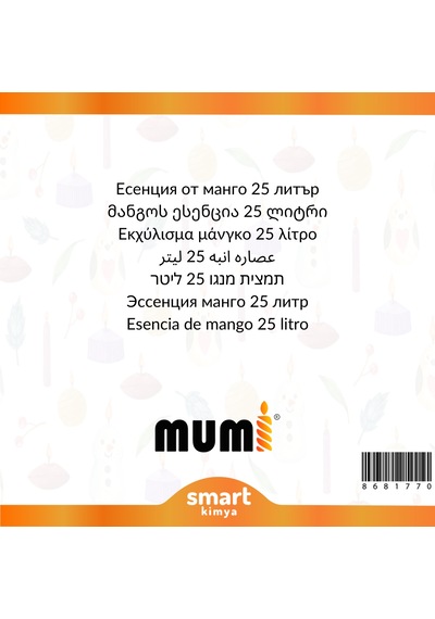Mango Mum Esansı 25 Litre Şeffaf