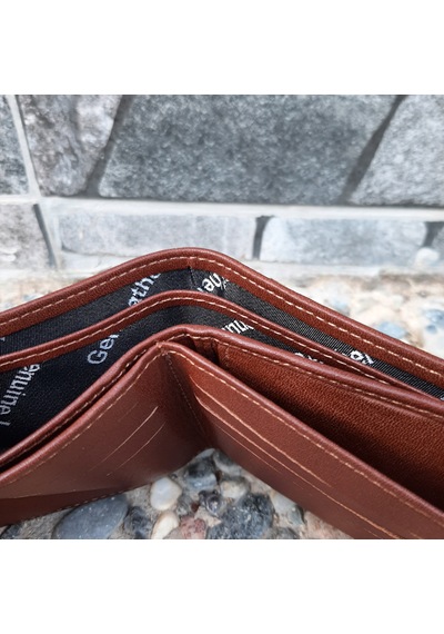 Gvnbag Hakiki Deri Erkek Bozuk Para Gözlü Çıtçıtlı Taba Cüzdan Gvn-0134