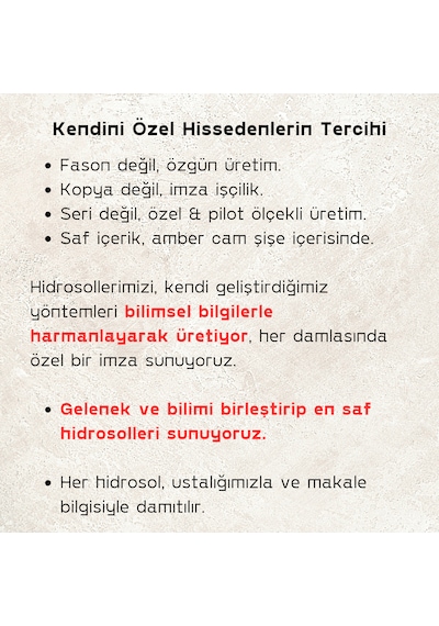 Fermescent Yabani Lavanta Karabaş Hidrosolü Suyu -100 ML