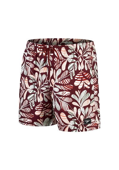 Speedo Print Leis Erkek Şort Mayo Bordo