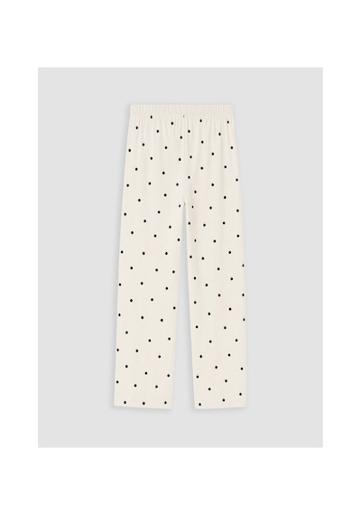 Lcw Dream Ekru Puantiyeli Kadın Pijama Takımı
