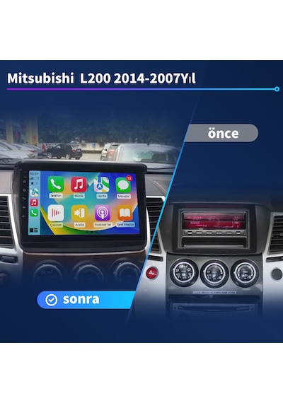 Mitsubishi L200 2014-2007 Yıl Multimedya 4-32 Gb Navigasyon
