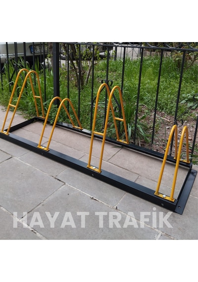 4'lü Bisiklet Park Yeri Ekonomik Çift Yönlü 140 X 40 Cm