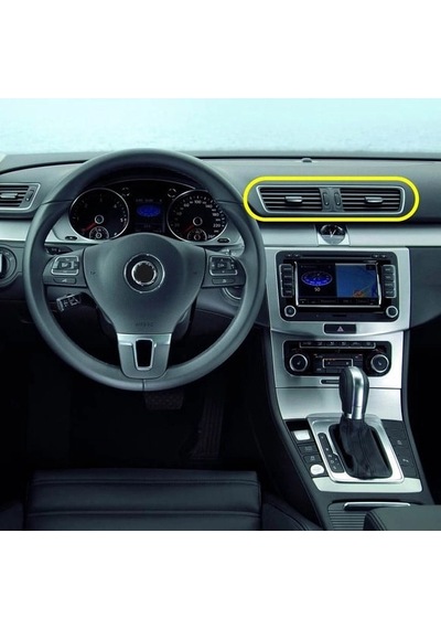 Vw Passat B6-b7-cc Ön Konsol Orta Havalandırma Izgarası Mat Siyah 3ab819728a