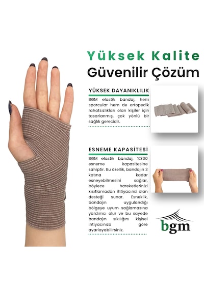 Premium Elastik Bandaj 3 Lü Karma Set Yüksek Kalite Esneklik Ve Dayanıklılık Spor & Ortopedik Destek 10cm 15cm 20cm