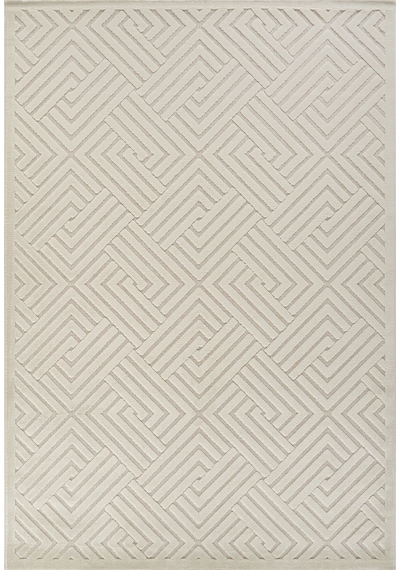 Kaşmir Halı 7/24 İskandinav Olav Beyaz 160x230 CM Salon Mutfak Halısı Yolluk Kilim