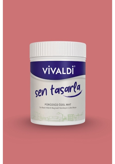 Vivaldi Tüm Yüzeyler İçin Su Bazlı Akrilik Yenileme Boyası 0,5 L