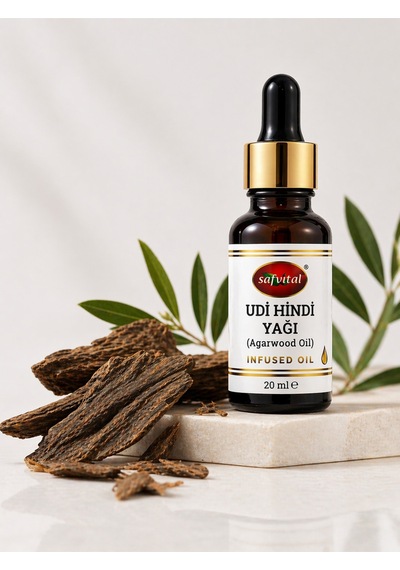 Udi Hindi Yağı 20 Ml Maserasyon Bitkisel Bakım Yağı Cilt Ve Saç İçin Doğal Özel Formül